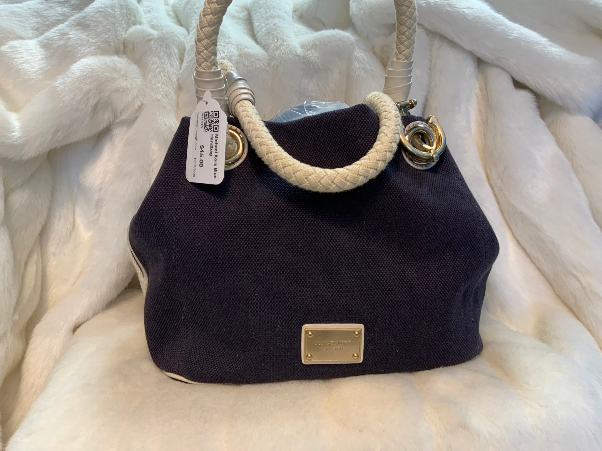 Michael Kors Blue Handbag